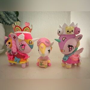 Harajuku & Spa day series Tokidoki Unicornos akemi,  teddy queen & green tea